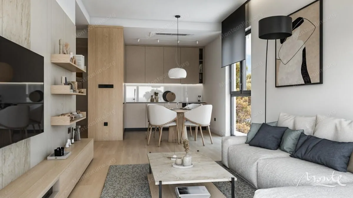 Prodaja, jednosoban stan, 63m², Reževići, Budva