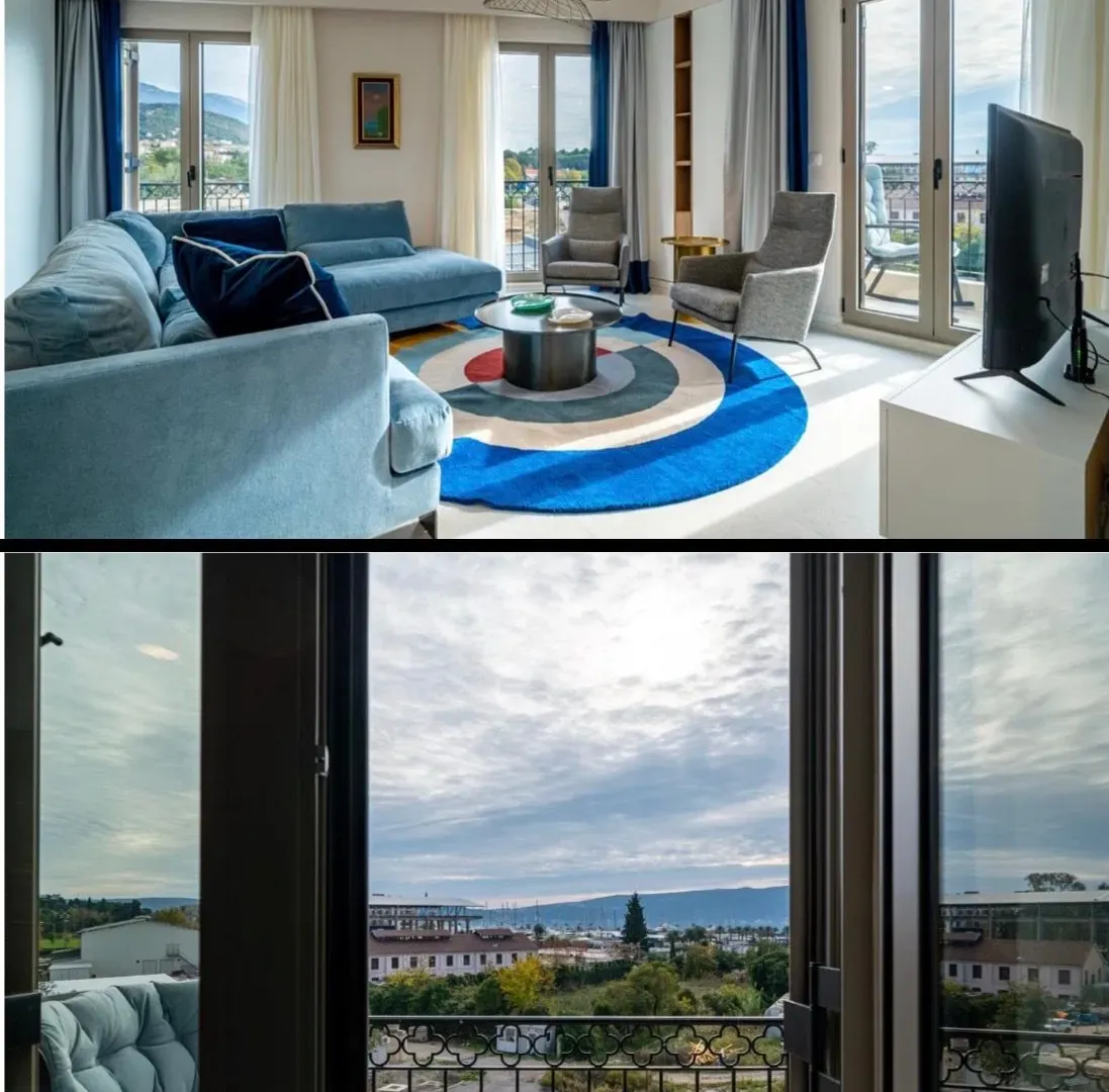 Izdavanje, dvosoban stan, 102m², Porto Montenegro, Tivat