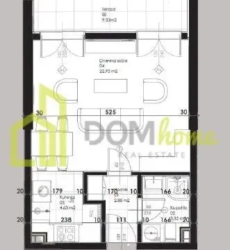 Sale, one bedroom apartment, 42m², Ljubović, Podgorica - image 2