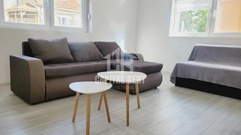 Dnevna soba sa garniturom, stočićima i prozorima. - image 4