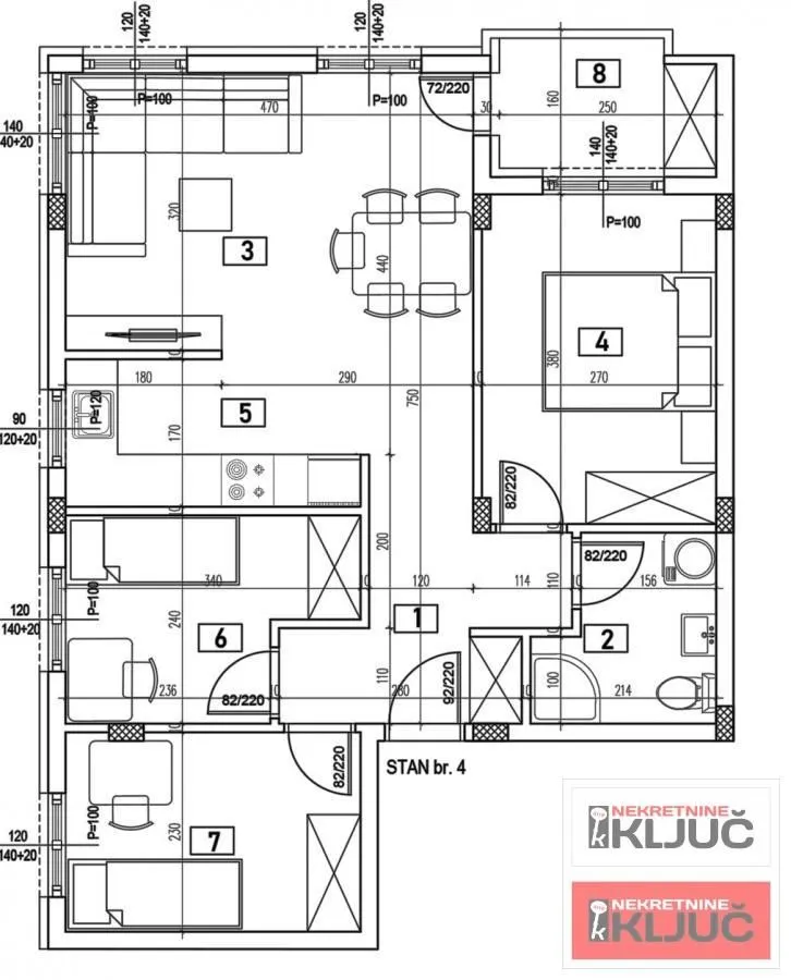 Prodaja, trosoban stan, 62m², Adice, Novi Sad Sve Podlokacije