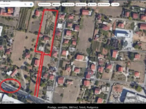 Prodaja, plac, 3861m², Tološi, Podgorica - image 1