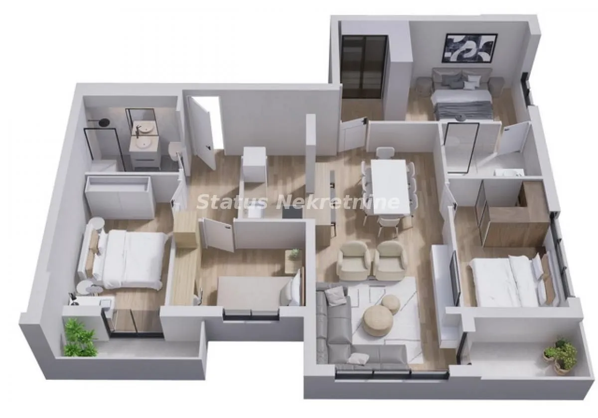 Sale, apartment, 98m², Telep, Novi Sad Sve Podlokacije