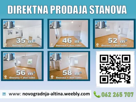 Sale, two bedroom apartment, 56m², Altina, Beograd - image 19