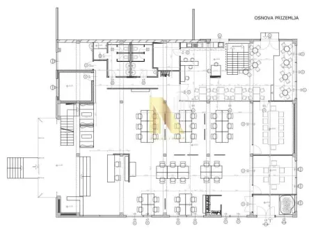 Architectural ground floor plan of the building. - image 9