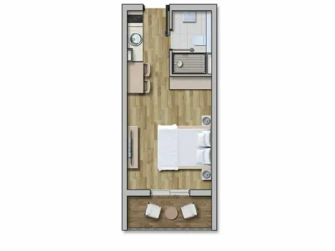 Prodaja, stan, 26m², Kavač, Kotor - image 14