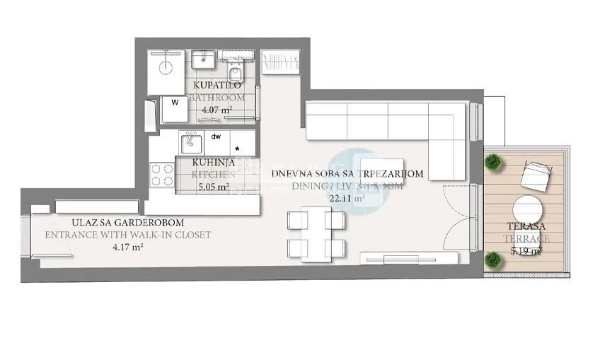 Prodaja, jednosoban stan, 42m², Autokomanda, Voždovac Sve Podlokacije