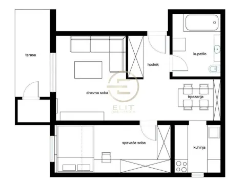Sale, two bedroom apartment, 50m², Grbavica, Novi Sad Sve Podlokacije - image 16