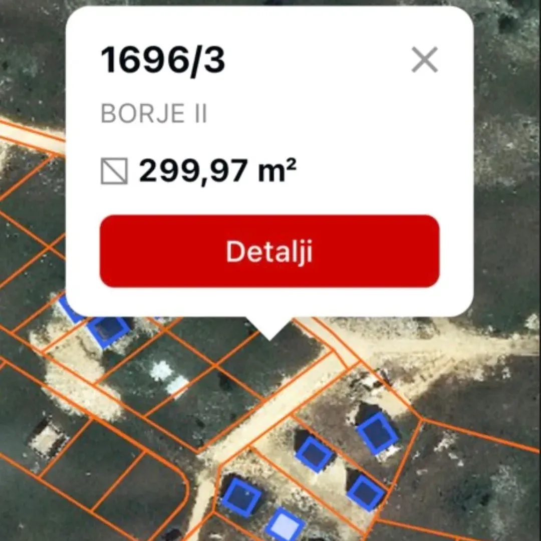 Prodaja, plac, 300m², Borje, Žabljak