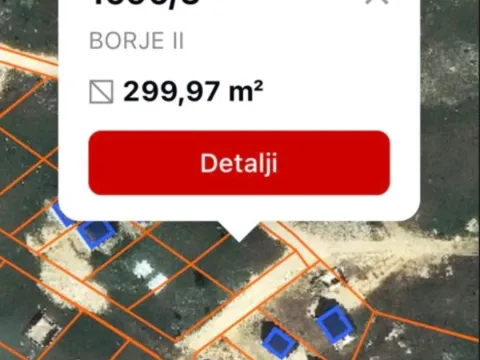 Zemljište in Borje
