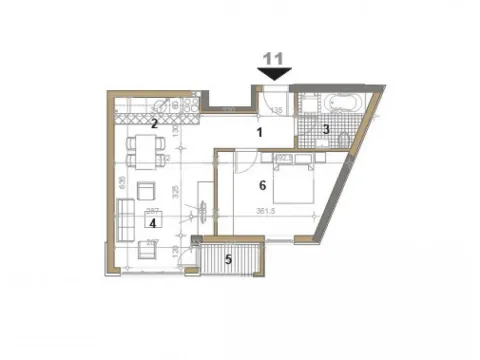 Prodaja, jednosoban stan, 48m², Rotkvarija, Novi Sad Sve Podlokacije - image 9