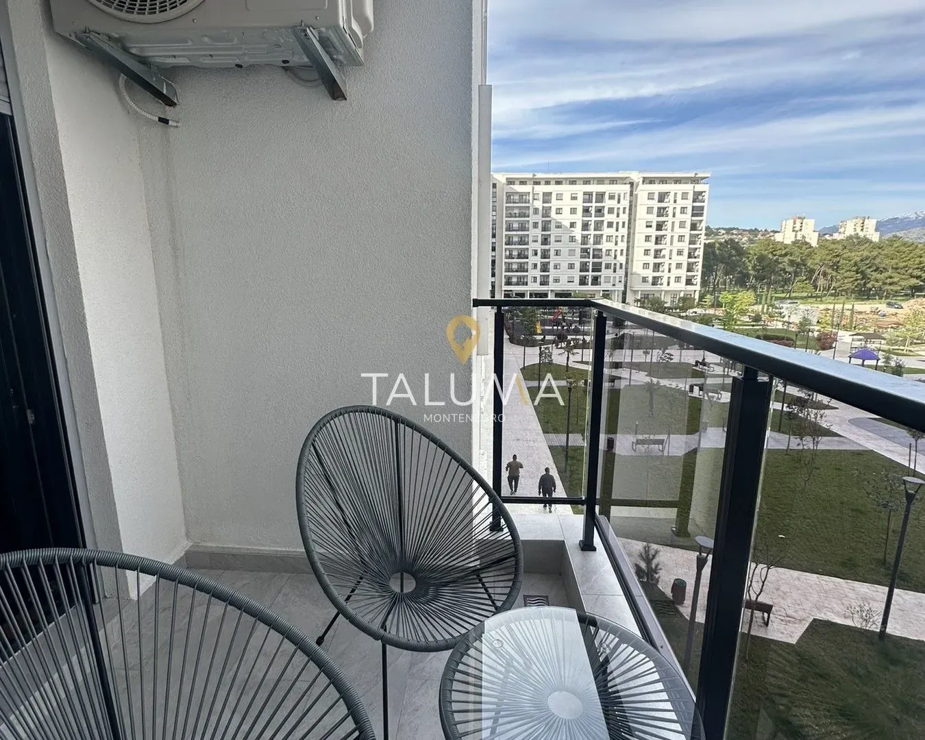 Rent, one bedroom apartment, 52m², Tološi, Podgorica