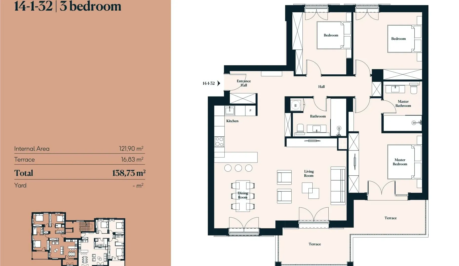 Prodaja, stan, 138m², Tivat, Crna Gora