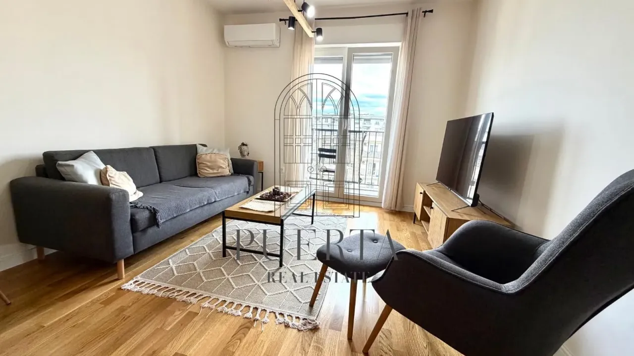 Rent, one bedroom apartment, 40m², Pobrežje, Podgorica