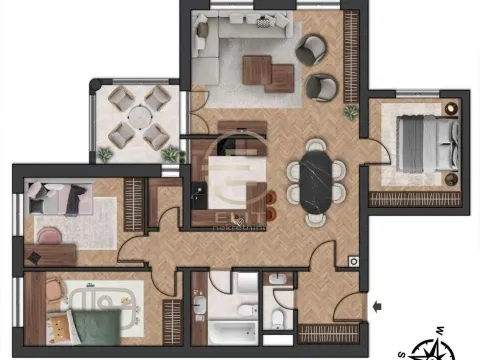 Sale, four bedroom apartment, 94m², Bulevar patrijarha Pavla, Novi Sad Sve Podlokacije - image 18