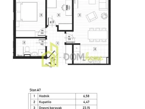Prodaja, dvosoban stan, 68m², Zagorič, Podgorica - image 4