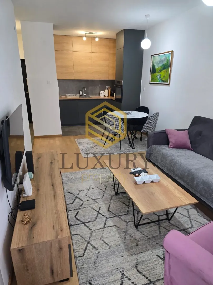 Rent, one bedroom apartment, 42m², Pobrežje, Podgorica