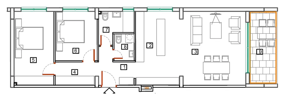 Sale, apartment, 66m², Bečići, Budva