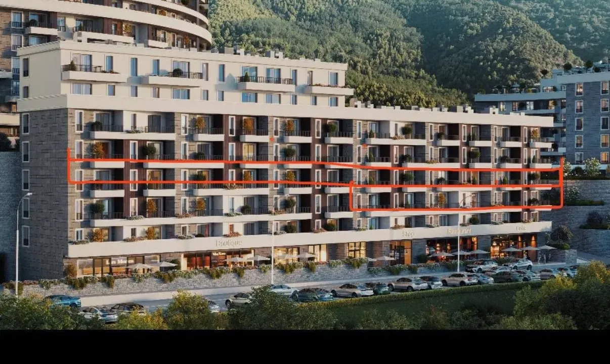 Prodaja, jednosoban stan, 41m², Bečići, Budva
