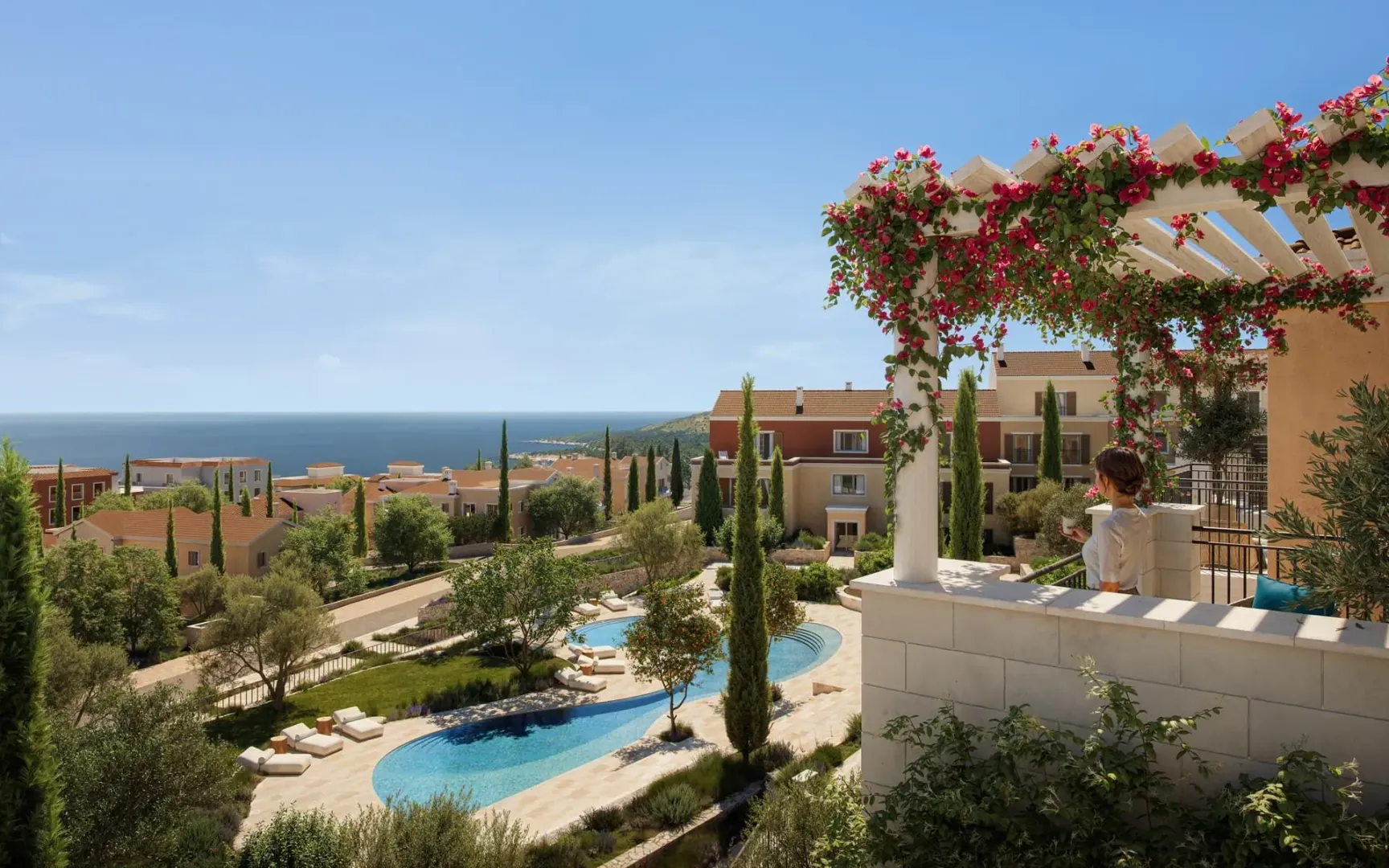 Prodaja, garsonjera, 39m², Luštica Bay, Tivat