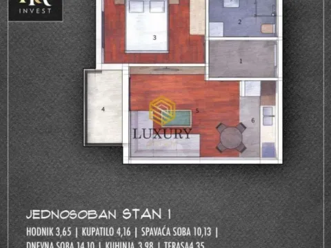 Prodaja, jednosoban stan, 40m², Zabjelo, Podgorica - image 6