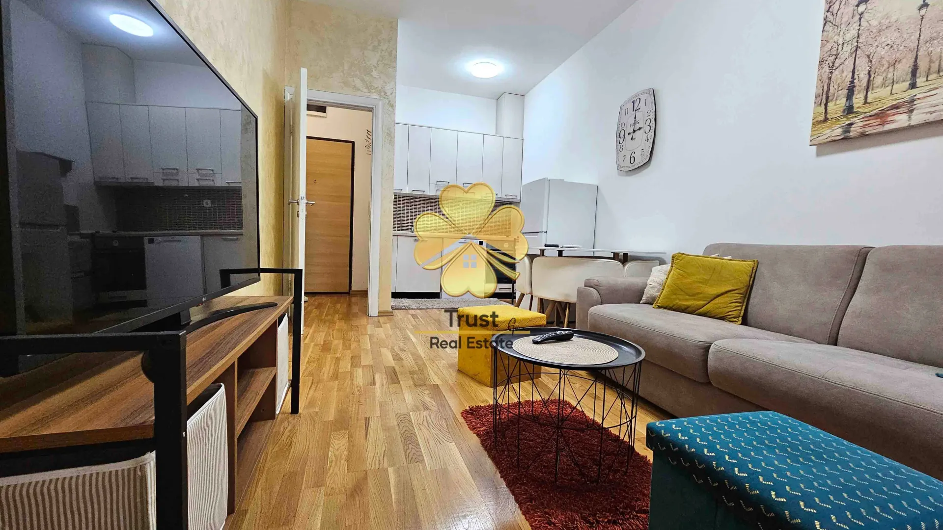 Rent, one bedroom apartment, 41m², Momišići, Podgorica