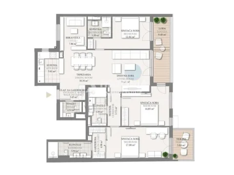 Sale, three bedroom apartment, 131m², Autokomanda, Voždovac Sve Podlokacije - image 10