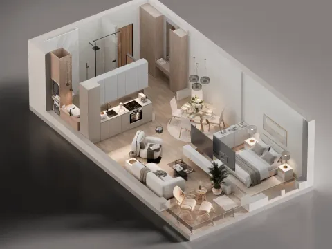 Prodaja, jednosoban stan, 52m², Bečići, Budva - image 5