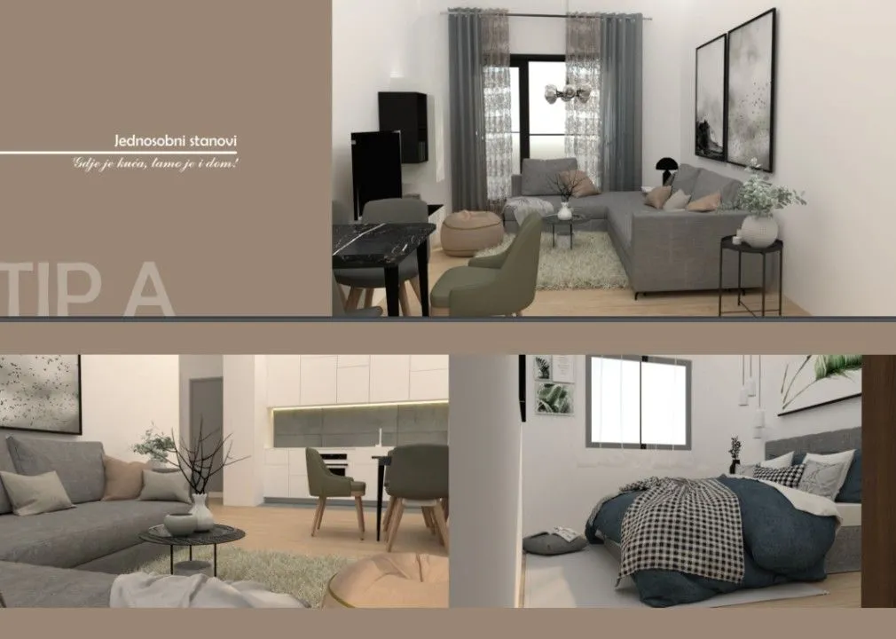 Sale, one bedroom apartment, 51m², Bar, Crna Gora