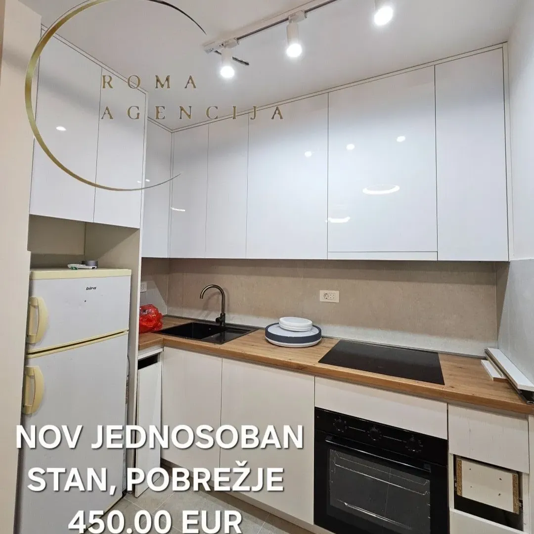 Rent, one bedroom apartment, 40m², Pobrežje, Podgorica
