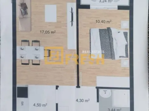 Prodaja, jednosoban stan, 42m², Stari Aerodrom, Podgorica - image 3