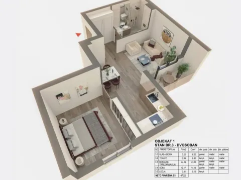 Stan in Zemun Gornji Grad