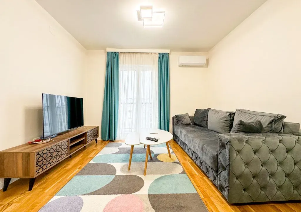 Rent, one bedroom apartment, 42m², Pobrežje, Podgorica