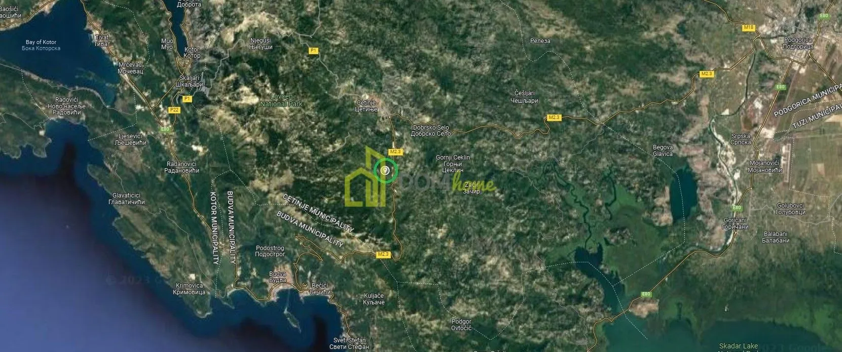 Prodaja, plac, 9804m², Cetinje, Crna Gora