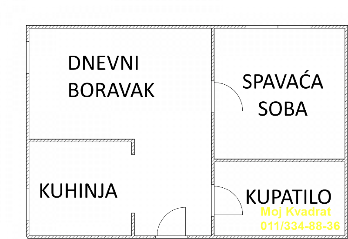 Sale, one bedroom apartment, 37m², Mirijevo Sve Podlokacije, Beograd