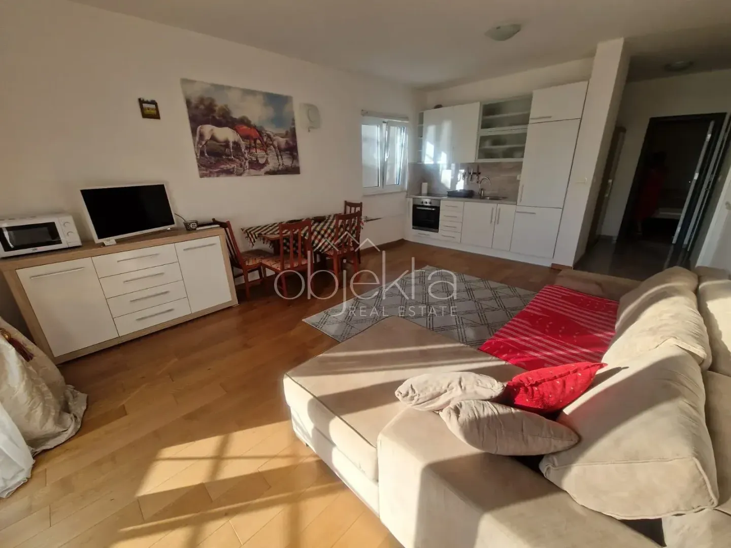 Rent, apartment, 53m², Tivat, Crna Gora