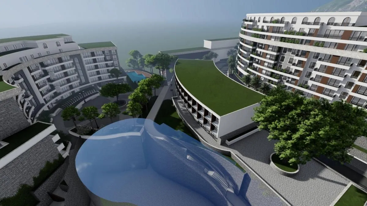 Prodaja, dvosoban stan, 69m², Bečići, Budva