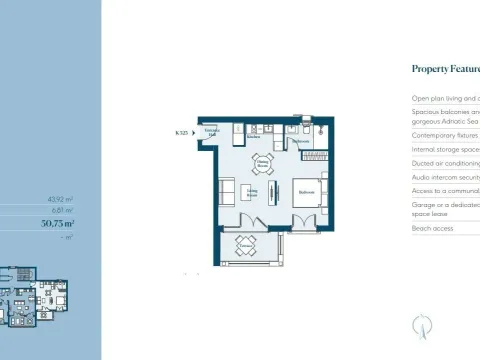 Sale, apartment, 50m², Luštica, Tivat - image 7