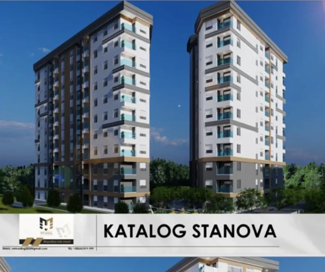 Sale, one bedroom apartment, 41m², Ilino, Bar