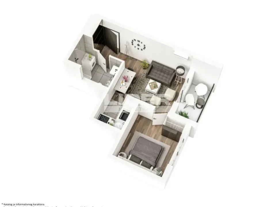 Prodaja, jednosoban stan, 41m², Krnjaca, Palilula Sve Podlokacije