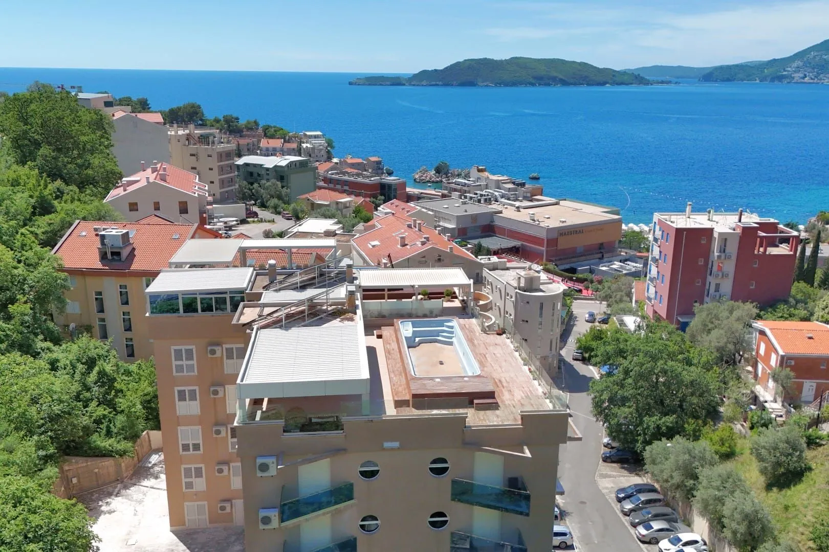 Sale, one bedroom apartment, 44m², Pržno, Budva