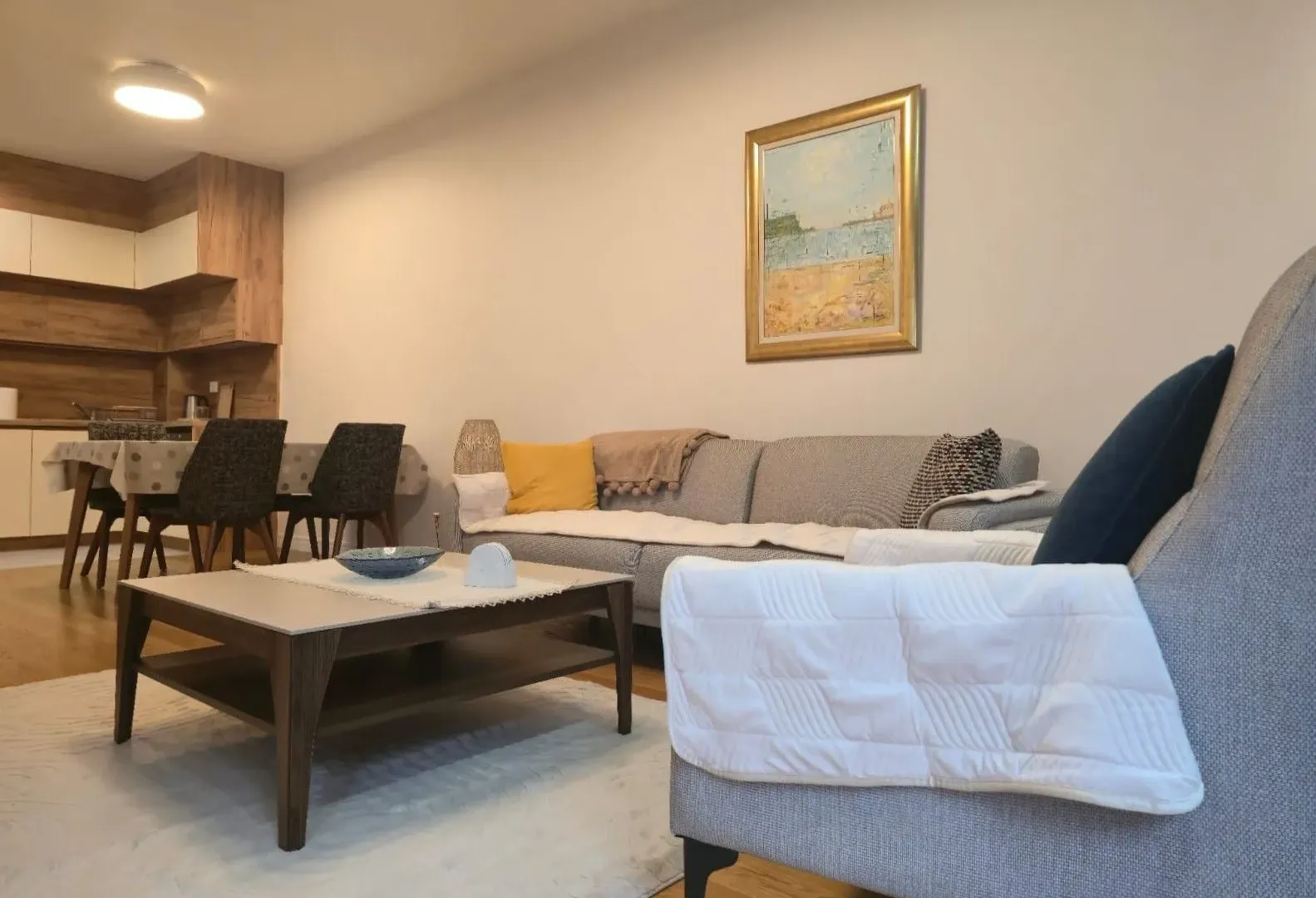 Rent, one bedroom apartment, 57m², Central Point, Podgorica