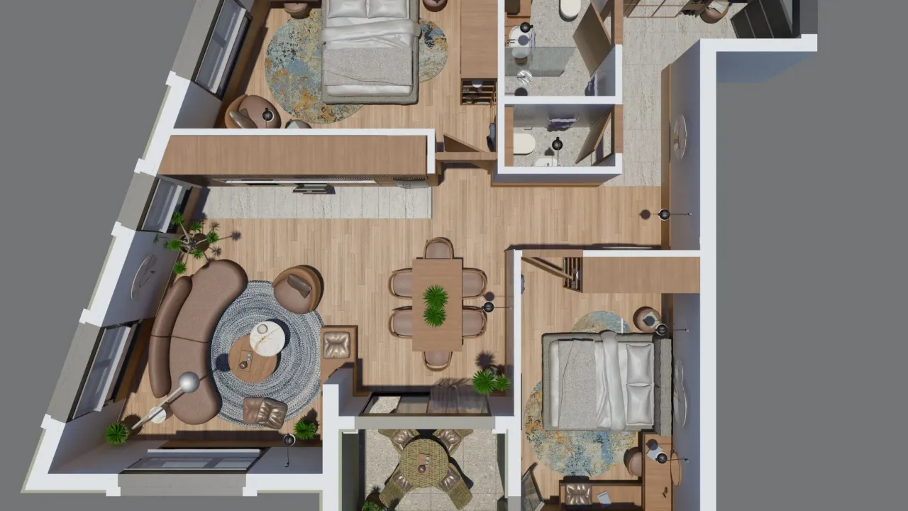 Prodaja, dvosoban stan, 78m², Zabjelo, Podgorica