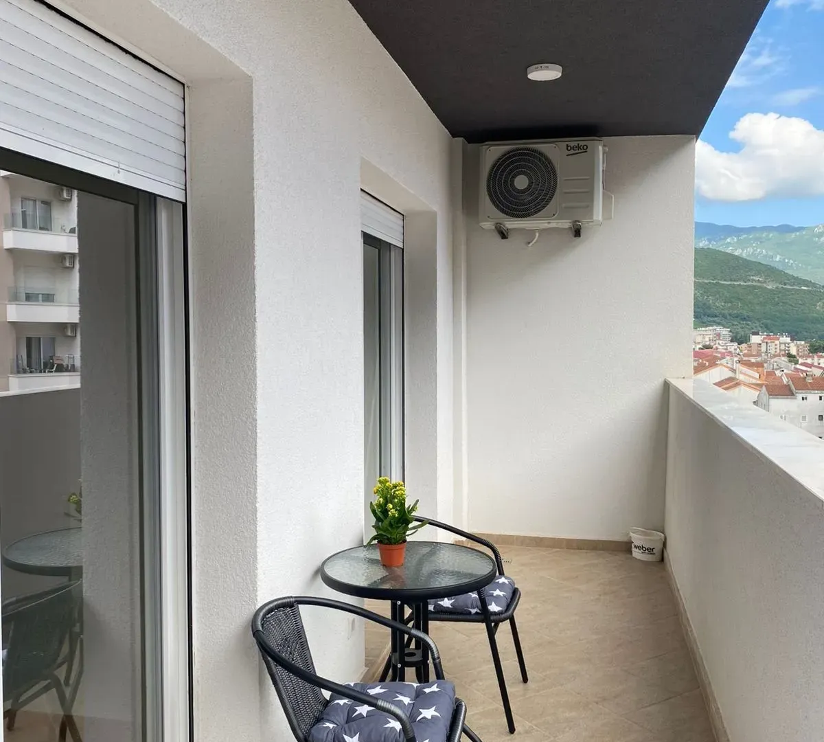 Rent, one bedroom apartment, 46m², Budva, Crna Gora