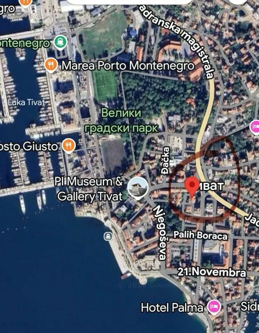 Prodaja, dvosoban stan, 52m², Centar, Tivat