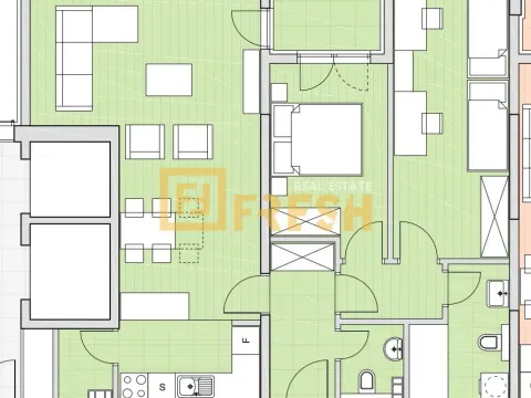 Prodaja, dvosoban stan, 77m², Tološi, Podgorica - image 4