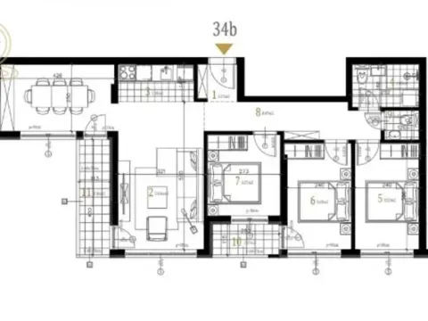 Sale, three bedroom apartment, 91m², Petrovaradin, Novi Sad - image 3