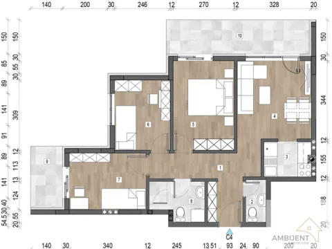 Prodaja, četvorosoban stan, 69m², Voždovac Sve Podlokacije, Beograd - image 6