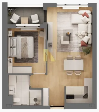 Prodaja, dvosoban stan, 43m², Telep, Novi Sad Sve Podlokacije - image 2