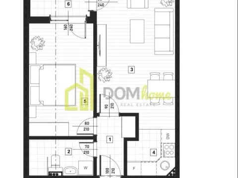 Prodaja, jednosoban stan, Zagorič, Podgorica - image 3